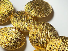 Load image into Gallery viewer, Gold Textured Metal Button    Price per Button