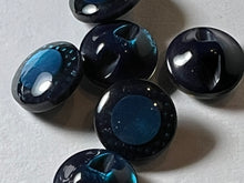 Load image into Gallery viewer, Sapphire Blue Halo Buttons.    Price per Button