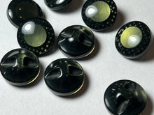 Load image into Gallery viewer, Green Halo Buttons.    Price per Button