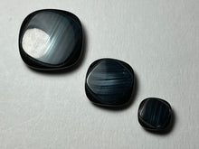 Load image into Gallery viewer, Navy Blue Duet Square Buttons.    Price per Button