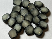 Load image into Gallery viewer, Green Grey Duet Square Buttons.    Price per Button
