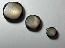 Load image into Gallery viewer, Beige &amp; Brown Duet Square Buttons.    Price per Button