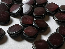Load image into Gallery viewer, Bordeaux Duet Square Buttons.    Price per Button