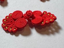 Load image into Gallery viewer, Chinese Red Frog Closure with Beads    Price per Frog