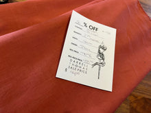 Load image into Gallery viewer, #1725 Rust Orange 50% Linen 50% Cotton Remnants