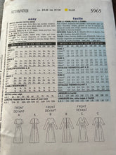 Load image into Gallery viewer, Vintage Butterick #3965 Size 14-16-18