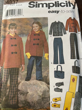 Load image into Gallery viewer, Simplicity Pattern #4837 Size 3-4-5-6