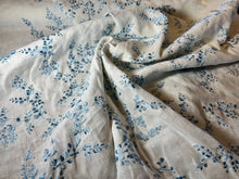 Load image into Gallery viewer, Laura Ashley 100%  Linen Embroidery  1/4 Metre Price