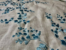Load image into Gallery viewer, Laura Ashley 100%  Linen Embroidery  1/4 Metre Price