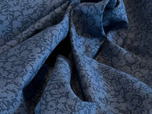 Load image into Gallery viewer, Liberty Denim Blue Wiltshire Shadow 100% Cotton.   1/4 Metre Price