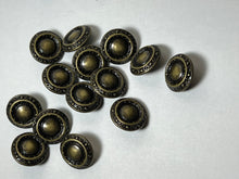 Load image into Gallery viewer, Antique Gold Cut Metal Button    Price per Button