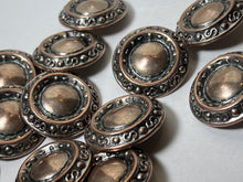 Load image into Gallery viewer, Antique Silver Cut Metal Button    Price per Button