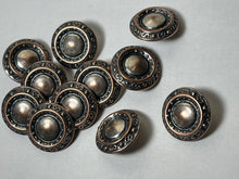 Load image into Gallery viewer, Antique Silver Cut Metal Button    Price per Button