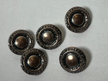 Load image into Gallery viewer, Antique Silver Cut Metal Button    Price per Button