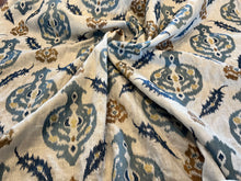 Load image into Gallery viewer, #1460 Lee Jofa Embroidered Linen Remnant 80% off!! 2x Available
