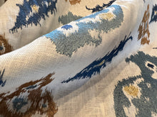 Load image into Gallery viewer, #1460 Lee Jofa Embroidered Linen Remnant 80% off!! 2x Available