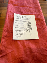 Load image into Gallery viewer, #1468 Pink Punch Prewashed 100% Silk Dupioni Remnant