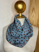 Load image into Gallery viewer, Modern Hexagon Overlook 100% Silk Scarf