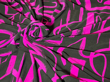 Load image into Gallery viewer, Funky Fuchsia  95% Polyester 5% Spandex Knit    1/4 Meter price