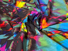 Load image into Gallery viewer, Bright Kaleidoscope 95% Bamboo 5% Spandex     1/4 Meter Price