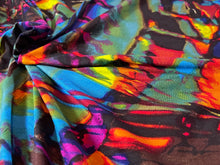 Load image into Gallery viewer, Bright Kaleidoscope 95% Bamboo 5% Spandex     1/4 Meter Price