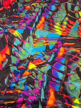 Load image into Gallery viewer, Bright Kaleidoscope 95% Bamboo 5% Spandex     1/4 Meter Price
