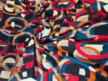 Load image into Gallery viewer, Picasso Geometric Lightweight Ponte Knit 45% Viscose 55%Polyester 1/4 Meter Price