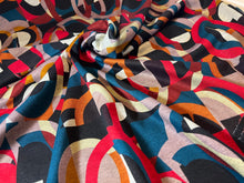 Load image into Gallery viewer, Picasso Geometric Lightweight Ponte Knit 45% Viscose 55%Polyester 1/4 Meter Price