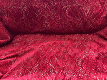 Load image into Gallery viewer, Oscar de la Renta Couture Orient Velvet   1/4 Metre Price