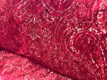 Load image into Gallery viewer, Oscar de la Renta Couture Orient Velvet   1/4 Metre Price