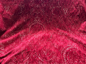 Oscar de la Renta Couture Orient Velvet   1/4 Metre Price