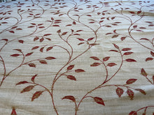 Load image into Gallery viewer, Parkertex Painted Leaves 100% Linen   1/4 Metre Price