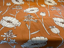 Load image into Gallery viewer, Thom Filica Poppyfield Tangelo 100% Linen   1/4 Metre Price