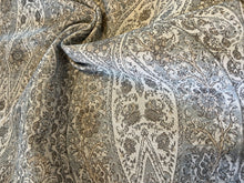 Load image into Gallery viewer, #1601  Grey &amp; White Paisley Crypton Remnant 90% off!!