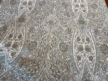 Load image into Gallery viewer, #1601  Grey &amp; White Paisley Crypton Remnant 90% off!!