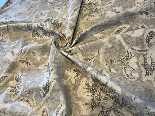 100% Cotton Canvas Stone Grey    1/4 Metre Price