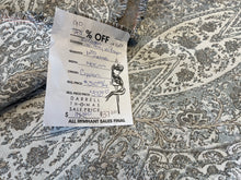 Load image into Gallery viewer, #1601  Grey &amp; White Paisley Crypton Remnant 90% off!!