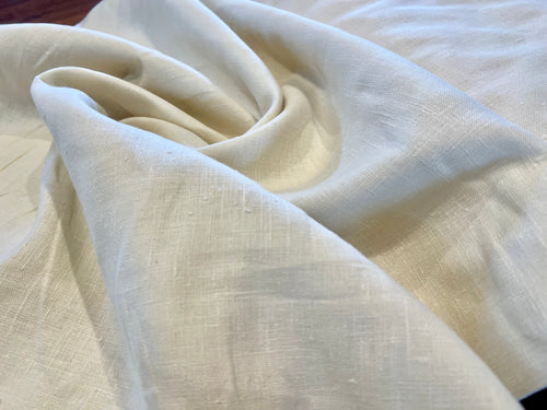 Eggshell 100% Linen  1/4 Metre Price