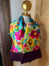 Load image into Gallery viewer, Floral Wool &amp; Silk Scarf