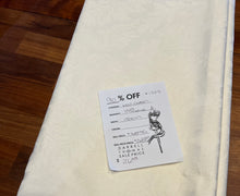 Load image into Gallery viewer, #1729 Ivory 100% Cotton Jacquard Remnant