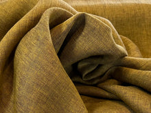 Load image into Gallery viewer, Designer Camomile Honey  100% Linen     1/4 Meter Price