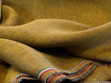Load image into Gallery viewer, Designer Camomile Honey  100% Linen     1/4 Meter Price