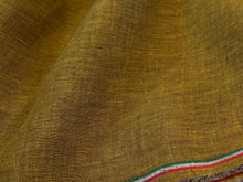 Load image into Gallery viewer, Designer Camomile Honey  100% Linen     1/4 Meter Price