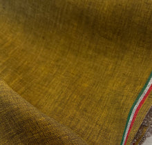 Load image into Gallery viewer, Designer Camomile Honey  100% Linen     1/4 Meter Price