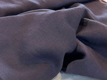 Load image into Gallery viewer, Designer Smokey Eggplant  100% Linen     1/4 Meter Price