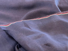 Load image into Gallery viewer, Designer Smokey Eggplant  100% Linen     1/4 Meter Price