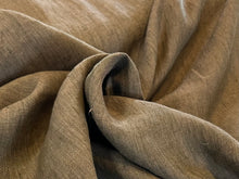 Load image into Gallery viewer, Designer Tuscan Straw 100% Linen     1/4 Meter Price