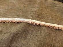 Load image into Gallery viewer, Designer Tuscan Straw 100% Linen     1/4 Meter Price