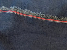 Load image into Gallery viewer, Designer Medium Marine 100% Linen     1/4 Meter Price
