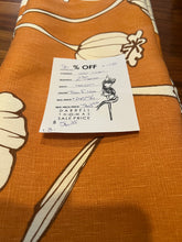 Load image into Gallery viewer, #1735 Thom Filica Poppyfield Tangelo 100% Linen  Remnant 90% OFF!!!